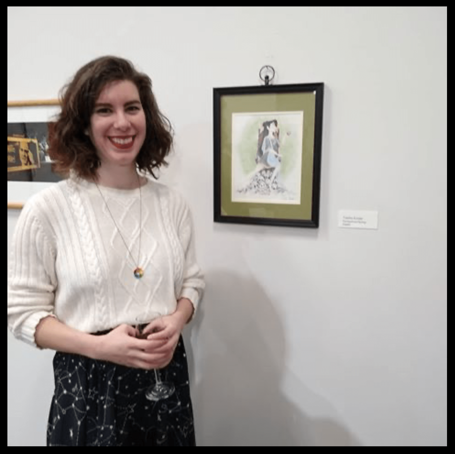 My artwork in a museum!